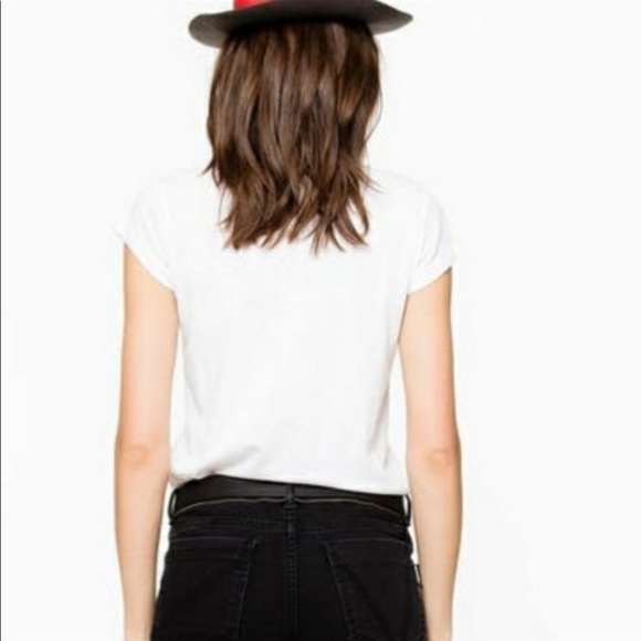 Zadig & Voltaire | Skinny Double Heart Tee top - Picture 2 of 9